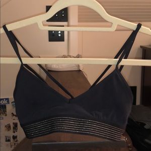 Black Lulu lemon sports bra